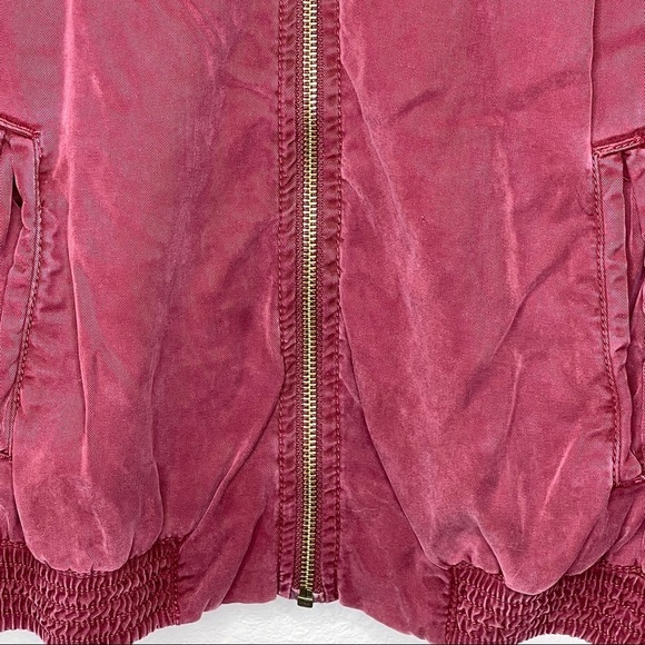 American Eagle Outfitters Jacket Burgundy - Picture 6 of 8